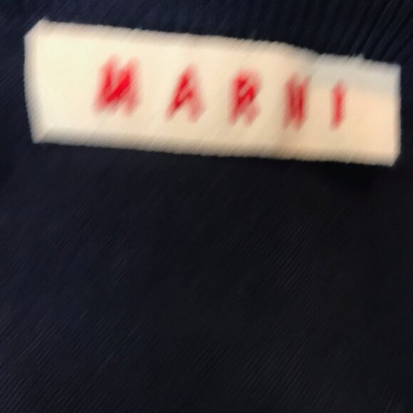 Marni Navy Blue Extra Long Cardigan Size L (40) - Picture 7 of 8